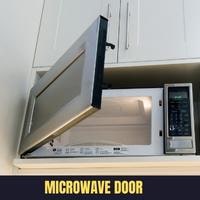 microwave door