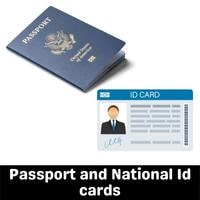 passport and national id cards