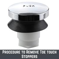 procedure to remove toe touch stoppers