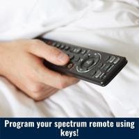 program your spectrum remote using keys!