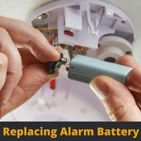 replacing alarm battery