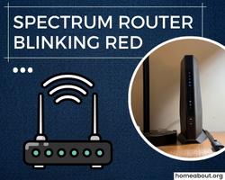 spectrum router blinking red