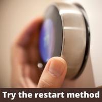 try the restart method