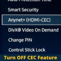 turn off cec feature