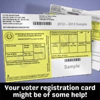 your voter registration card might be of some help!