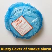 dusty cover of smoke alarm