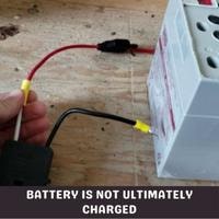 battery is not ultimately charged