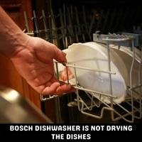 bosch dishwasher is not drying the dishes