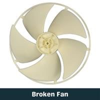 broken fan