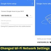 changed wi fi network settings