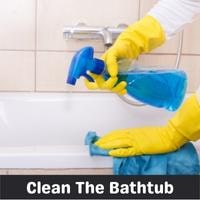 clean the bathtub