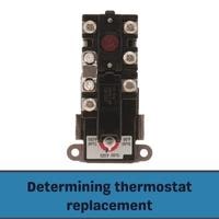 determining thermostat replacement