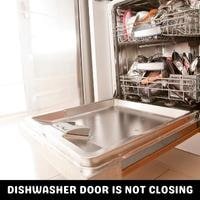 dishwasher door is not closing