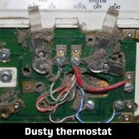 dusty thermostat