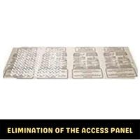 elimination of the access panel