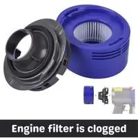 engine filter is clogged