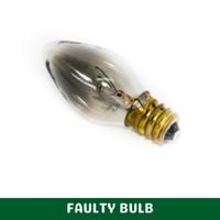 faulty bulb