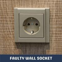 faulty wall socket