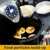 food particles build up