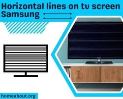 horizontal lines on tv screen samsung