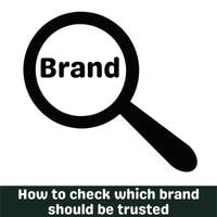 how to check which brand should be trusted