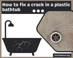 how to fix a crack in a plastic bathtub