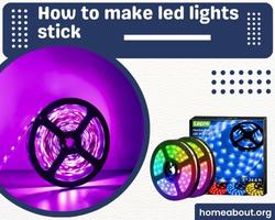 how to make led lights stick