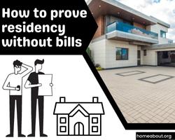 how to prove residency without bills