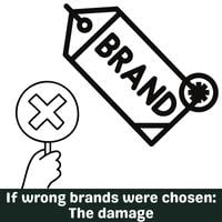 if wrong brands were chosen the damage