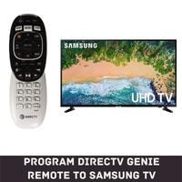 program directv genie remote to samsung tv