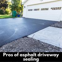 pros of asphalt driveway sealing