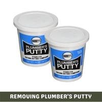 removing plumber's putty