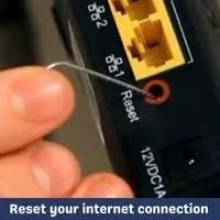 reset your internet connection