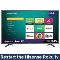 restart the hisense roku tv