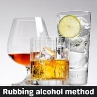 rubbing alcohol method