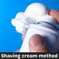 shaving cream method