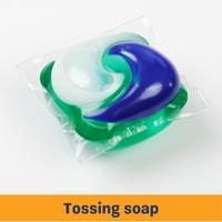 tossing soap
