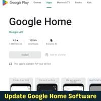 update google home software