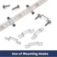 use of mounting hooks