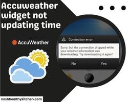 accuweather widget not updating time 2022