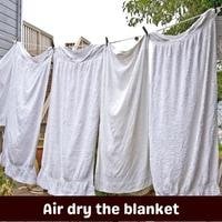 air dry the blanket