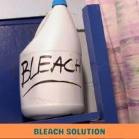 bleach solution