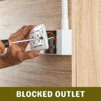 blocked outlet