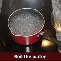 boil the water