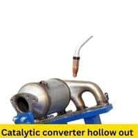 catalytic converter hollow
