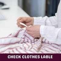 check clothes lable