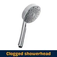 clogged showerhead
