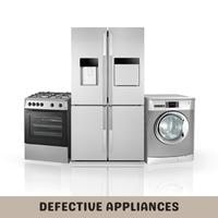 defective appliances