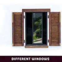 different windows