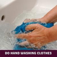 do hand washing clothes